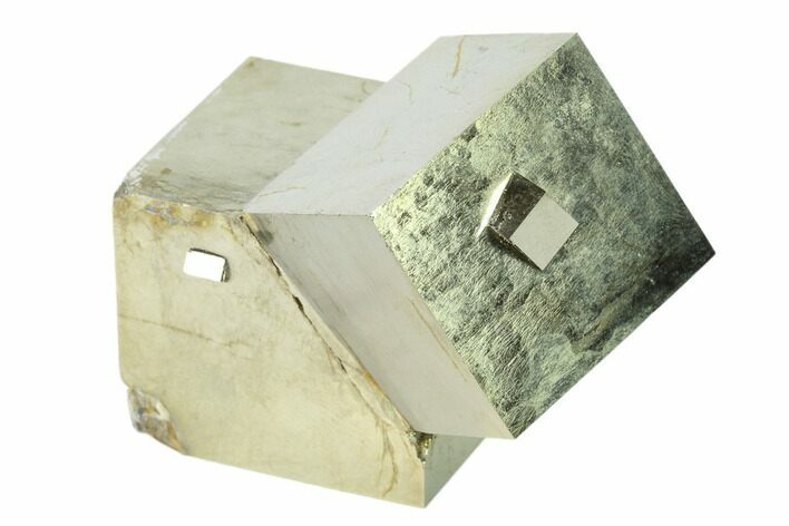Natural Pyrite Cube Cluster - Spain #136704